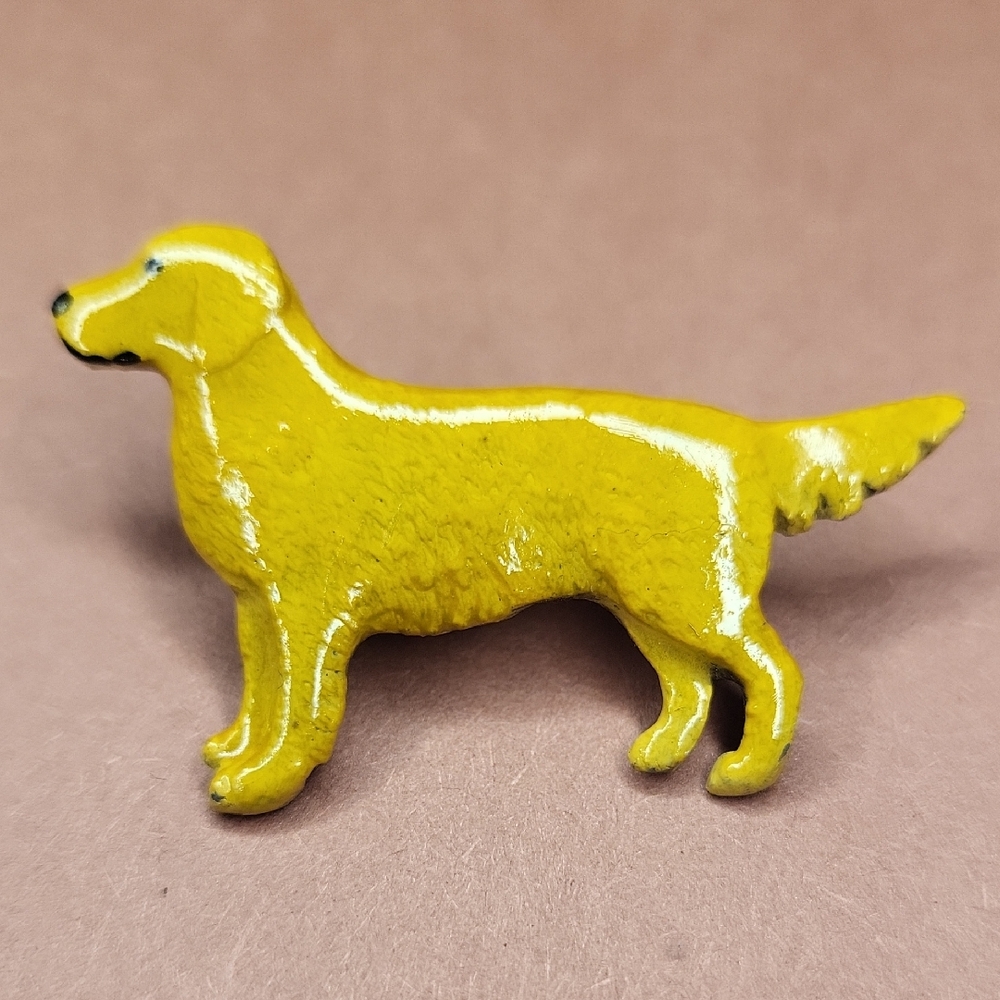 Vintage GG Harris Pewter Enamel Pin